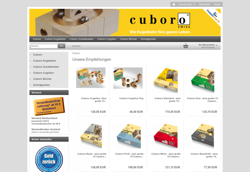 cuboro-kugelbahn.poeppelshop.de