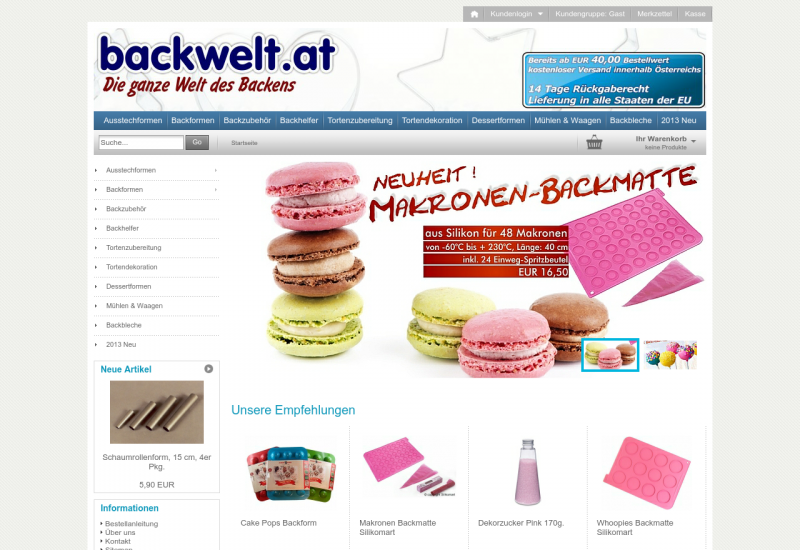 Backwelt.at