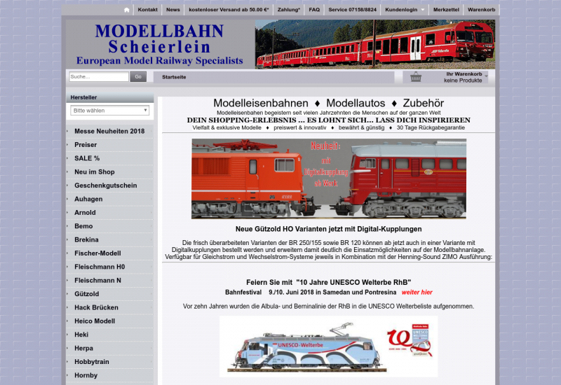 Modellbahnshop Scheierlein