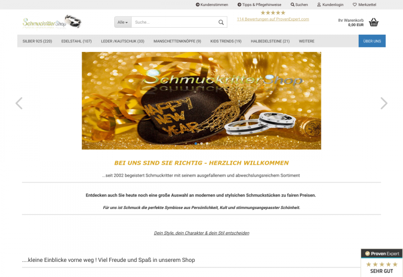 Schmuckritter Online Shop 