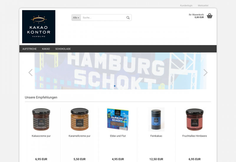 Kakao Kontor Hamburg Shop