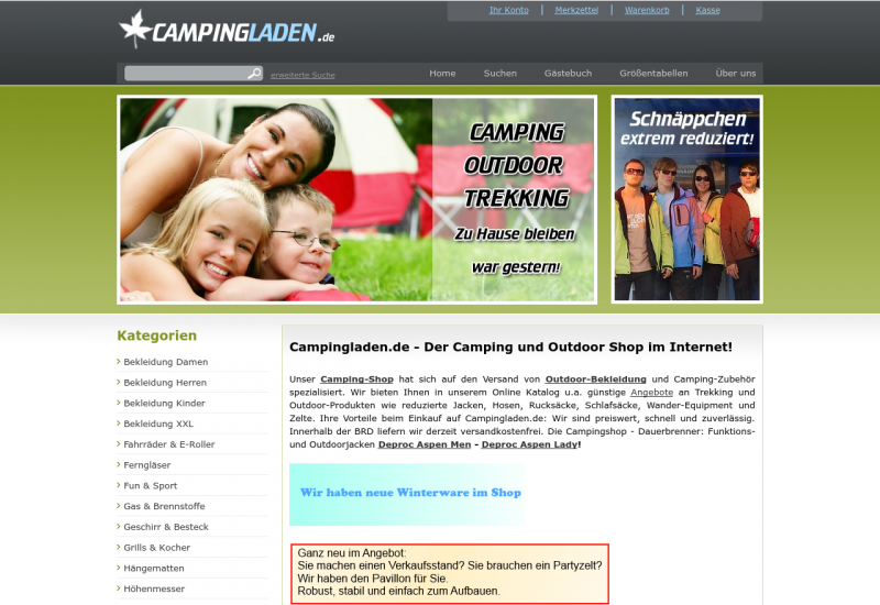 Campingladen