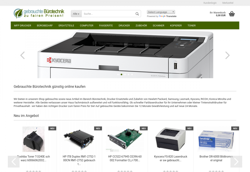 gebrauchte Bürotechnik zu fairen Preisen
