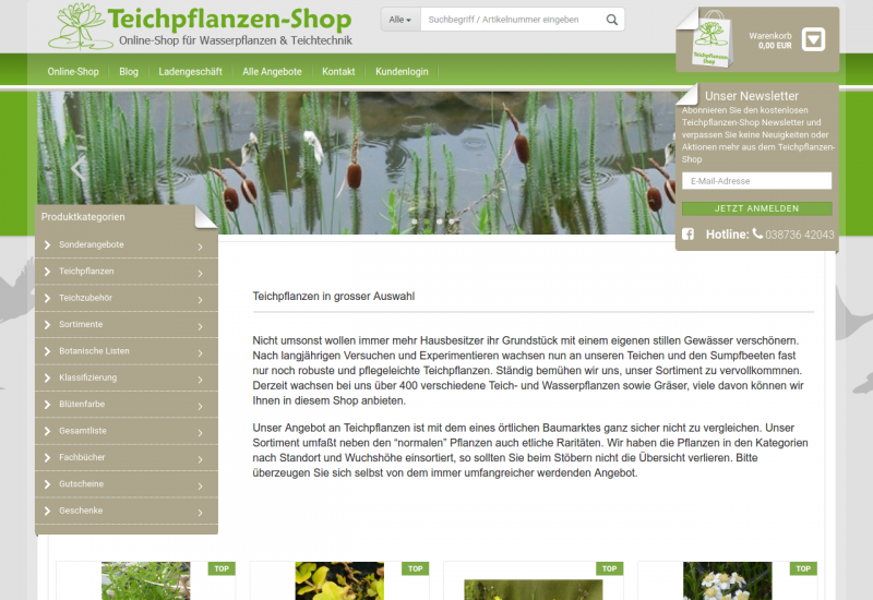 Teichpflanzen-Shop