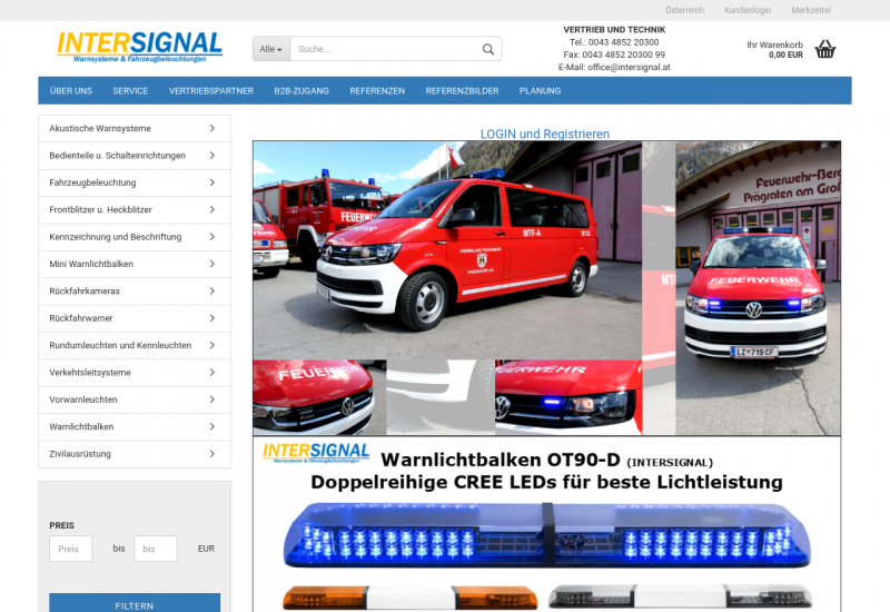 INTERSIGNAL WARNSYSTEME & FAHRZEUGKOMPONENTEN