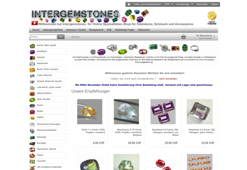 Intergemstones.ch