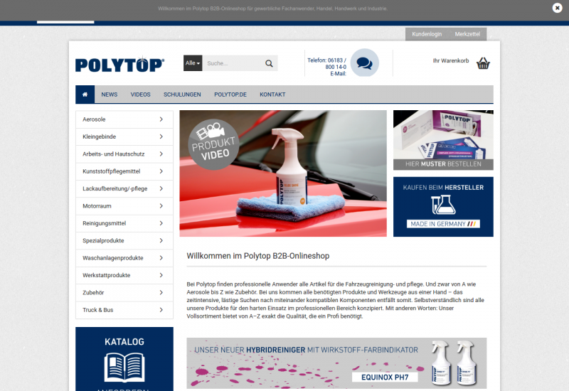 Polytop Onlineshop