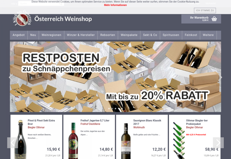 Österreich Weinshop