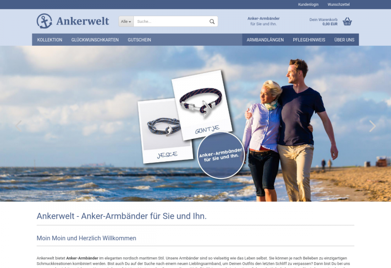 Ankerwelt - Anker-Armbänder für Sie und Ihn.