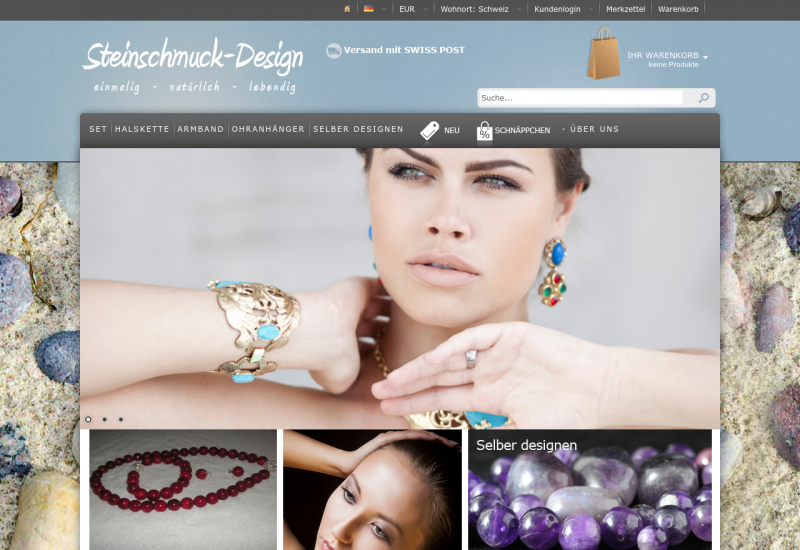 Steinschmuck-Design