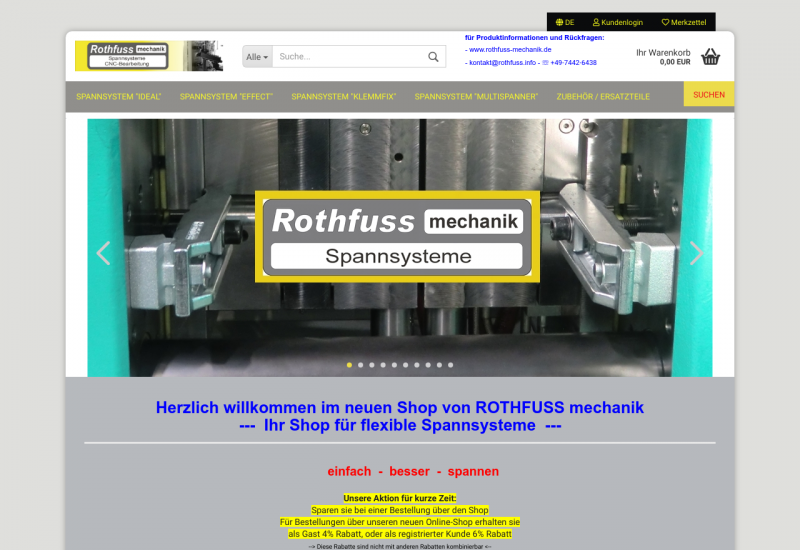 Rothfuss Spannsysteme SHOP