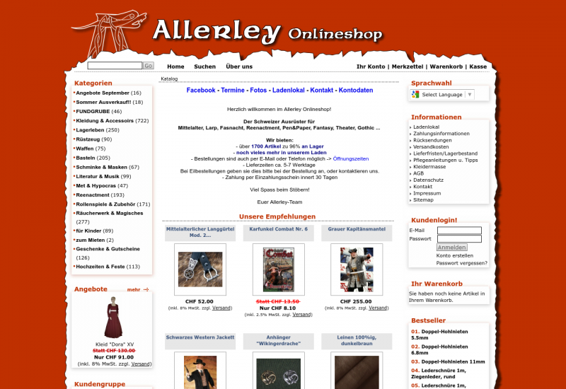 Allerley MittelalterKontor Ehling