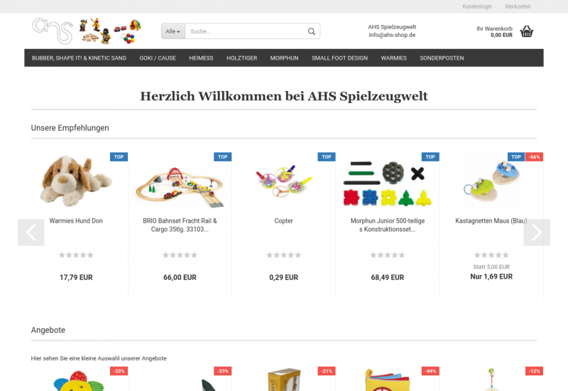 AHS Spielzeugwelt