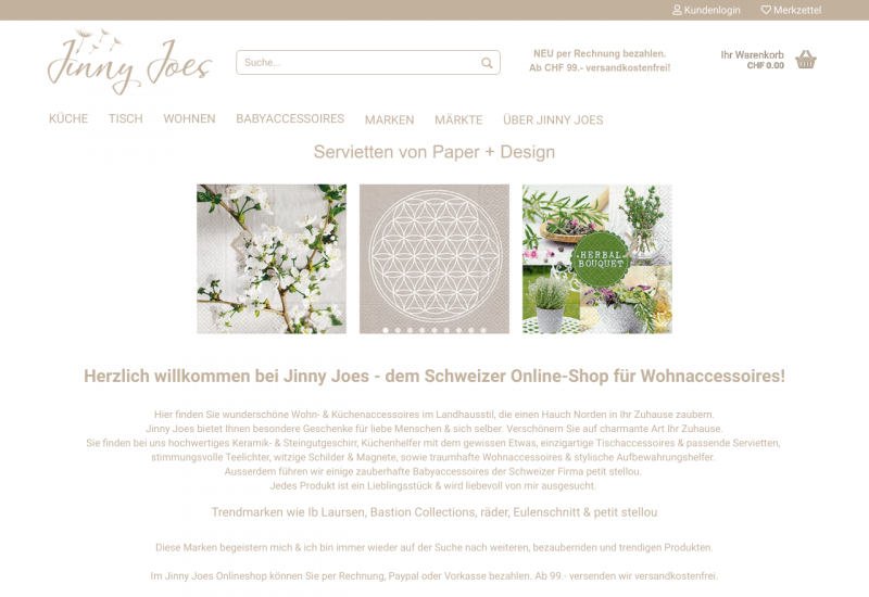 Jinny Joes Wohn- & Küchenaccessoires